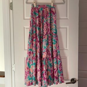 Hello Molly So Particular Skirt Maxi Multi